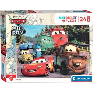 Disney Cars Disney Cars Maxi Puzzel - 24 stukjes Disney Cars Disney Cars Maxi Puzzel - 24 stukjes