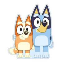 Bluey Knuffel Kussen - Bluey en Bingo