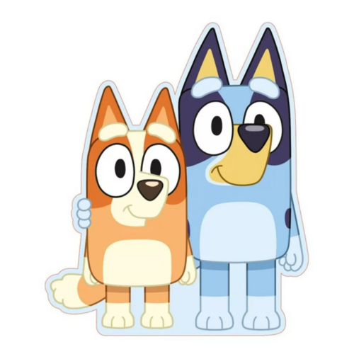 Bluey Bluey Knuffel Kussen - Bluey en Bingo