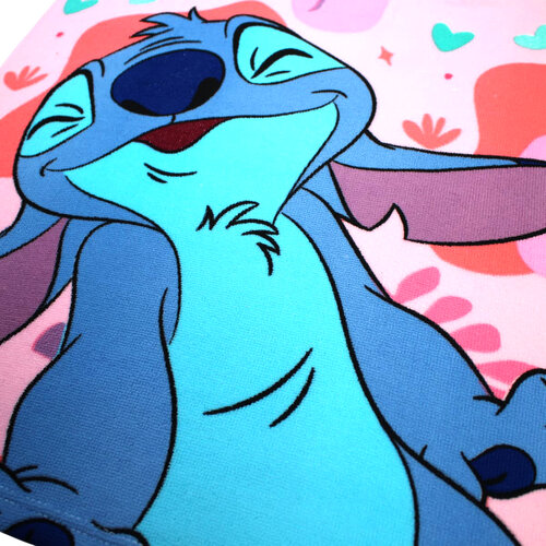 Lilo en Stitch Stitch Badponcho - Sneldrogend - Roze Lilo en Stitch Stitch Badponcho - Sneldrogend - Roze