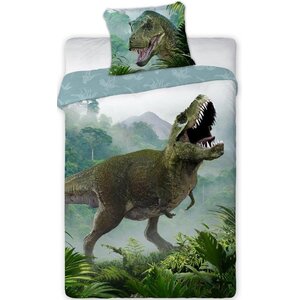 Dinosaurus / Jurassic World Dinosaurus Dekbedovertrek 140 x 200 - T-Rex Dinosaurus / Jurassic World Dinosaurus Dekbedovertrek 140 x 200 - T-Rex