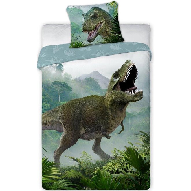 Dinosaurus Dekbedovertrek 140 x 200 - T-Rex
