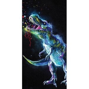 Dinosaurus / Jurassic World Dinosaurus Badlaken - Neon Dinosaurus / Jurassic World Dinosaurus Badlaken - Neon