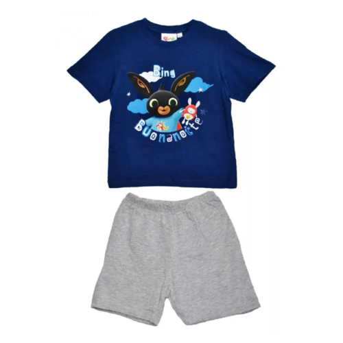 Bing Konijn Bing Konijn Shortama - Blauw/Grijs - Maat 110/116
