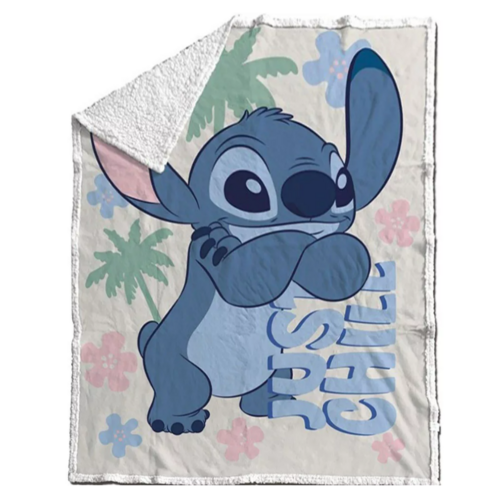 Lilo en Stitch Stitch Fleece Deken Sherpa - Disney Lilo en Stitch Stitch Fleece Deken Sherpa - Disney