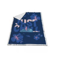 Stitch Fleece Deken Sherpa - Disney - Blauw