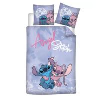 Stitch en Angel Dekbedovertrek 140 x 200 cm - Disney