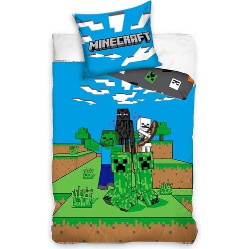 Minecraft Minecraft Dekbedovertrek 140x200 - Ambush Minecraft Minecraft Dekbedovertrek 140x200 - Ambush