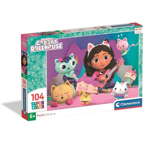 Gabby's Poppenhuis Gabby's Poppenhuis Puzzel - 104 stukjes - Clementoni