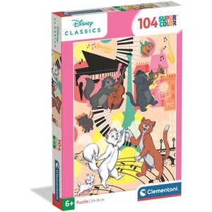 Marie Cat Aristocats Puzzel - 104 stukjes - Clementoni