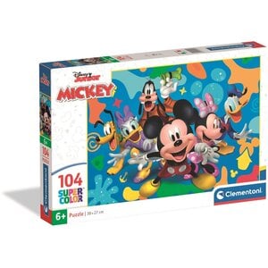 Mickey Mouse Mickey Mouse & Friends Puzzel - 104 stukjes - Clementoni Mickey Mouse Mickey Mouse & Friends Puzzel - 104 stukjes - Clementoni