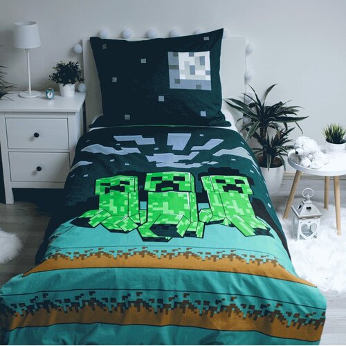 Minecraft Minecraft Dekbedovertrek 140x200 - Sleep Tight