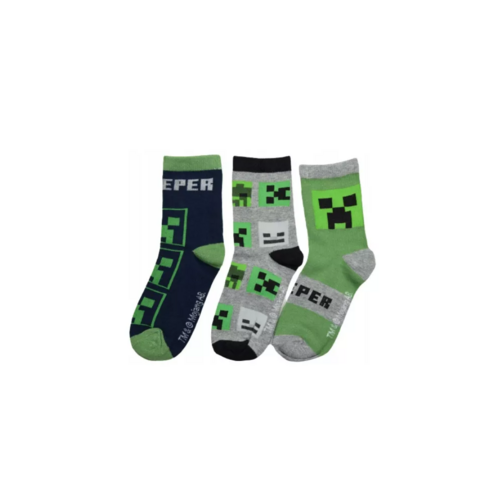 Minecraft Minecraft Sokken - 3 paar Minecraft Minecraft Sokken - 3 paar