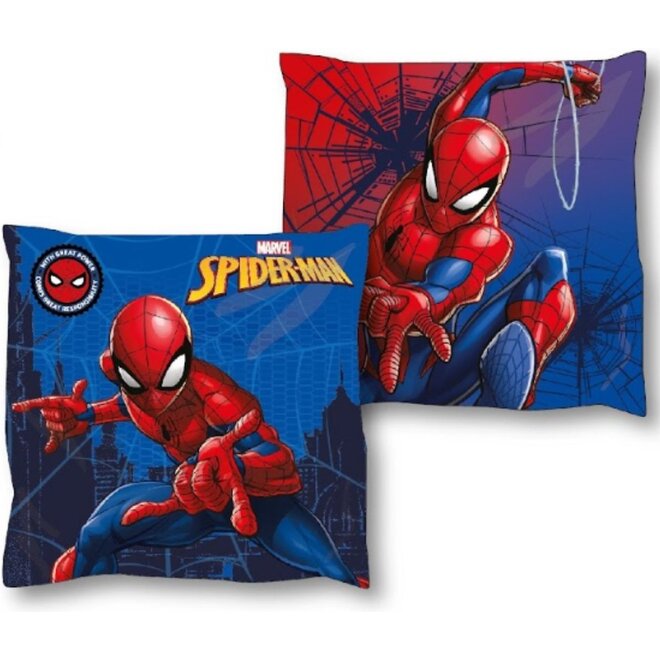 Spiderman Kussen - Marvel - Dubbelzijdig