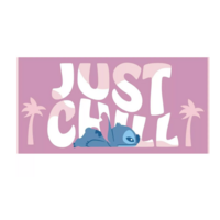 Stitch Badlaken Just Chill - Sneldrogend - Disney