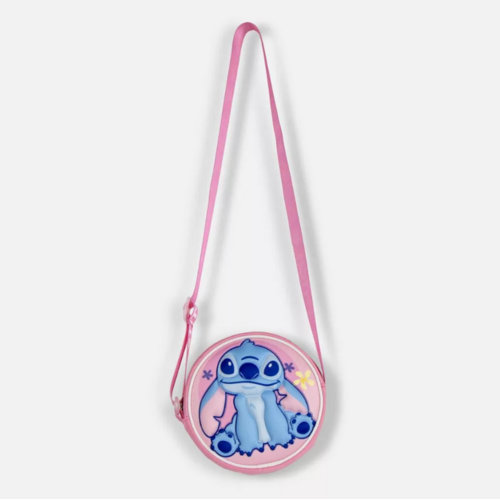 Lilo en Stitch Stitch 3D Schoudertas Roze - Disney Lilo en Stitch Stitch 3D Schoudertas Roze - Disney