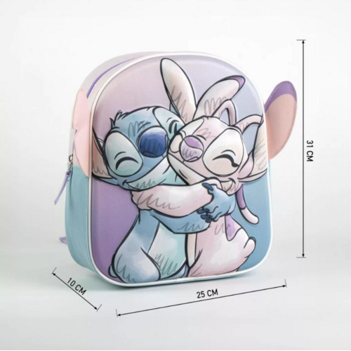 Lilo en Stitch Stitch en Angel Rugzak 3D - 31 cm - Disney Lilo en Stitch Stitch en Angel Rugzak 3D - 31 cm - Disney