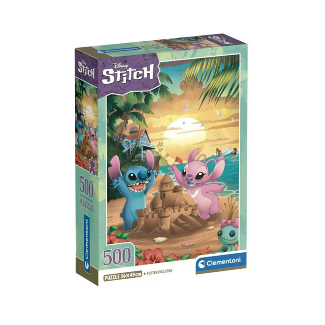 Stitch Puzzel - 500 stukjes - Clementoni
