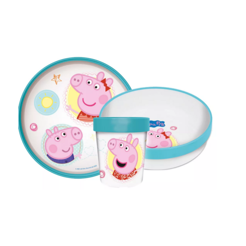 Peppa Pig Peppa Pig Kinderservies - Magnetron Peppa Pig Peppa Pig Kinderservies - Magnetron