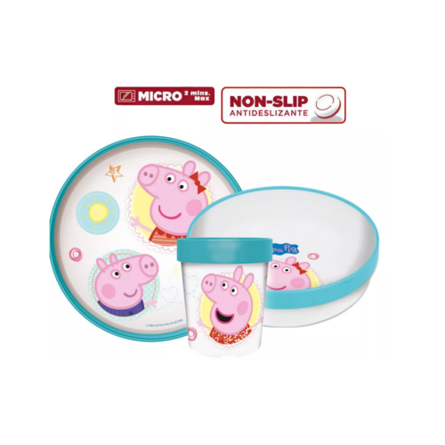 Peppa Pig Peppa Pig Kinderservies - Magnetron