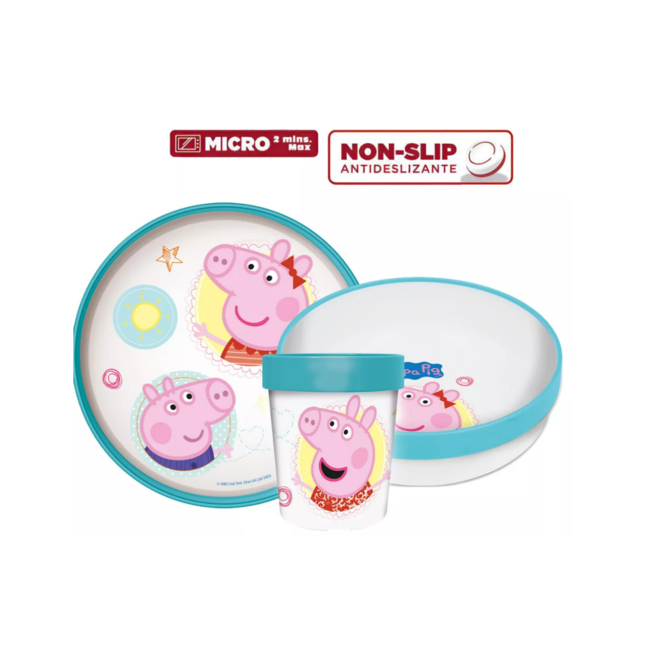 Peppa Pig Kinderservies - Magnetron