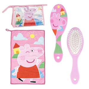 Peppa Pig Peppa Pig Toilettas Gevuld - 3 Delig Peppa Pig Peppa Pig Toilettas Gevuld - 3 Delig