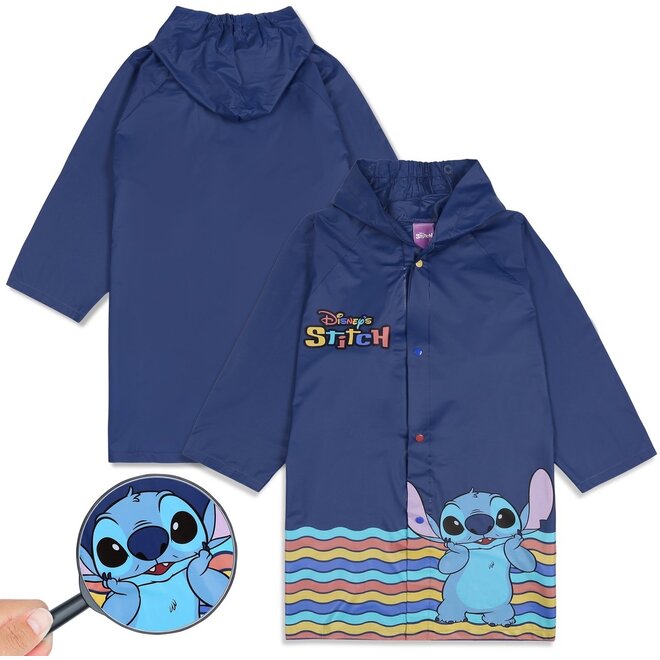 Stitch Regenjas Blauw - Disney
