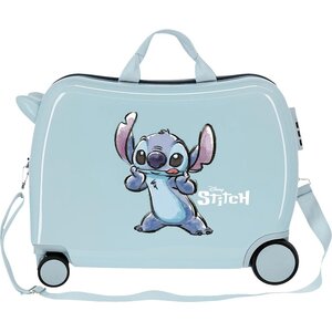 Lilo en Stitch ABS Stitch Ride-On Kinderkoffer Blauw - Disney Lilo en Stitch ABS Stitch Ride-On Kinderkoffer Blauw - Disney