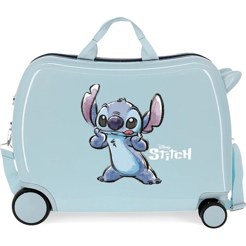 Lilo en Stitch ABS Stitch Ride-On Kinderkoffer Blauw - Disney Lilo en Stitch ABS Stitch Ride-On Kinderkoffer Blauw - Disney