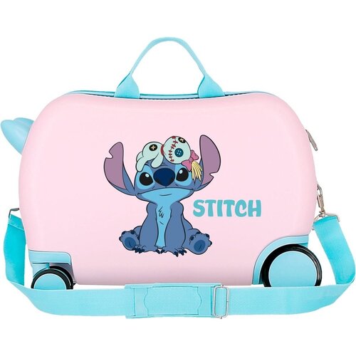 Lilo en Stitch ABS Stitch Ride-On Kinderkoffer Roze - Disney Lilo en Stitch ABS Stitch Ride-On Kinderkoffer Roze - Disney