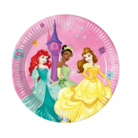 8 Disney Princess Gebaksbordjes - FSC