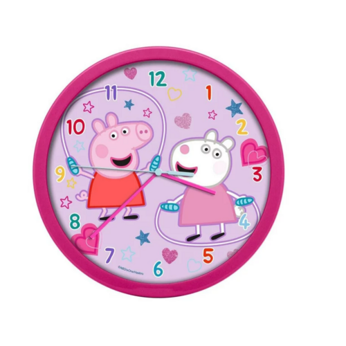 Peppa Pig Peppa Pig Wandklok - Peppa en Suzy