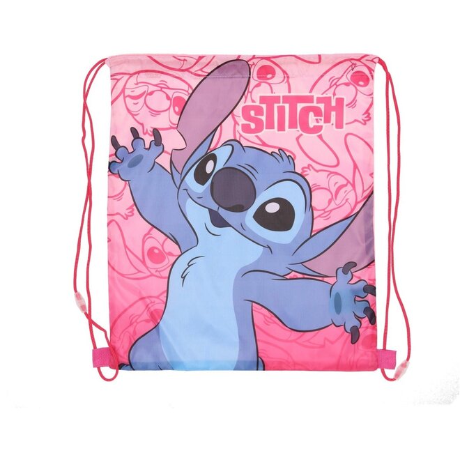 Stitch Gymtas Roze - Disney Rugtas