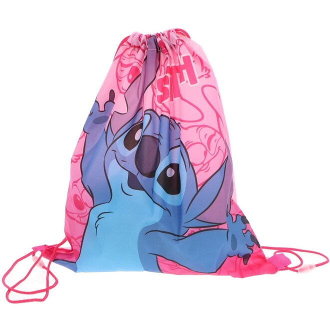 Stitch Gymtas Roze - Disney Rugtas
