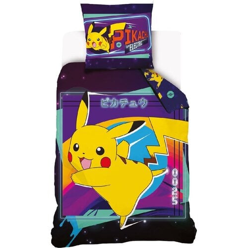 Pokemon Pokemon Dekbedovertrek 140 X 200 - Pikachu Pokemon Pokemon Dekbedovertrek 140 X 200 - Pikachu