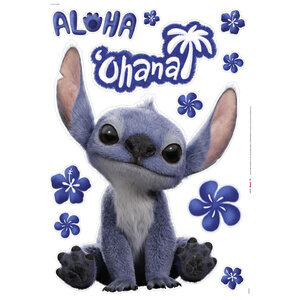 Lilo en Stitch Stitch Muursticker Ohana 50x70 cm - Disney Lilo en Stitch Stitch Muursticker Ohana 50x70 cm - Disney