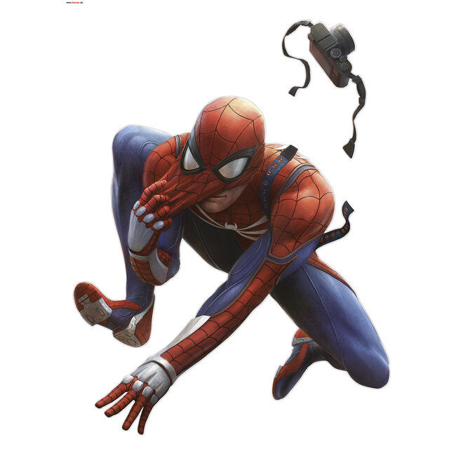 Spiderman Muursticker 50x70 cm - Marvel