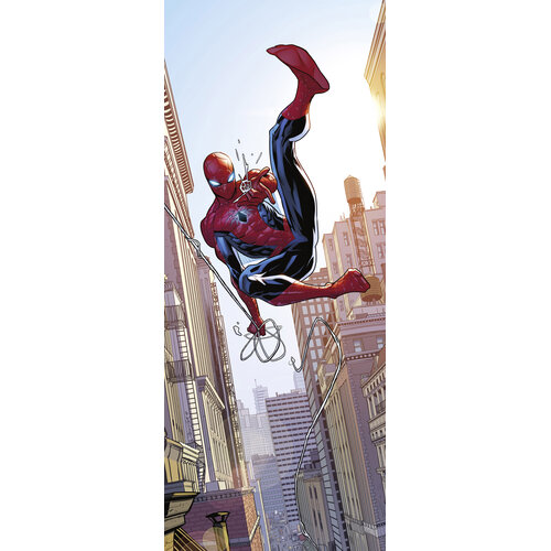 Spiderman Spiderman Vlies Behang Swinging - 100x250 cm - Marvel Spiderman Spiderman Vlies Behang Swinging - 100x250 cm - Marvel