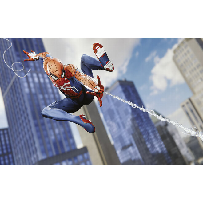 Spiderman Vlies Behang Attack - 400x250 cm - Marvel