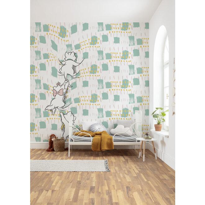 Aristocats Vlies Behang - 250x280 cm - Disney