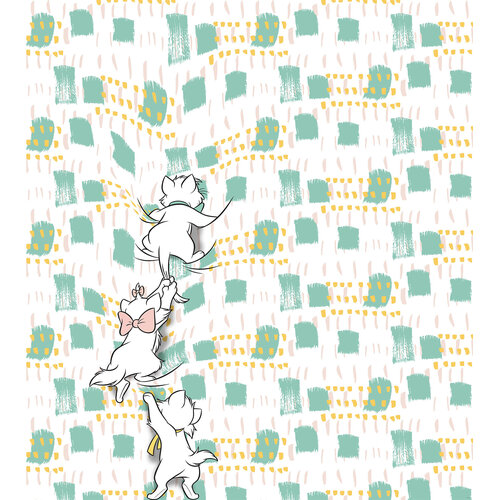 Marie Cat Aristocats Vlies Behang - 250x280 cm - Disney Marie Cat Aristocats Vlies Behang - 250x280 cm - Disney