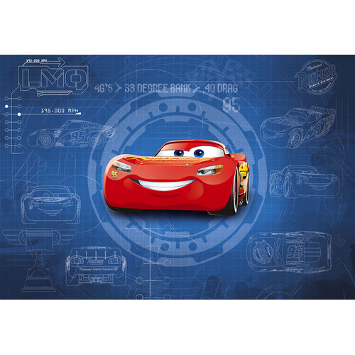 Cars Disney Cars Behang McQueen - 368x254 cm