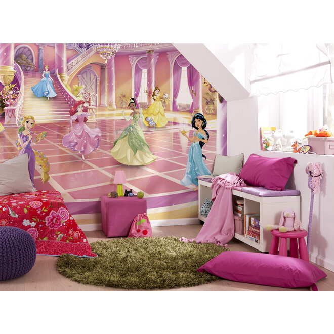 Disney Princess Behang Bal - 368x254 cm