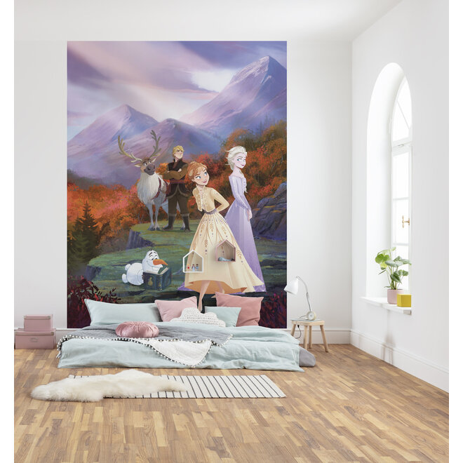 Disney Frozen Behang - 184x254 cm - Spring