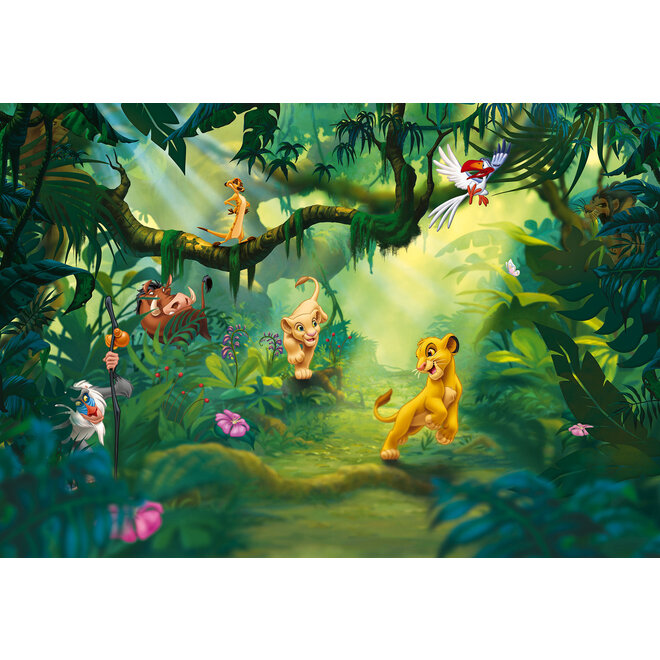 Lion King Disney Behang - 368x254 cm - Jungle