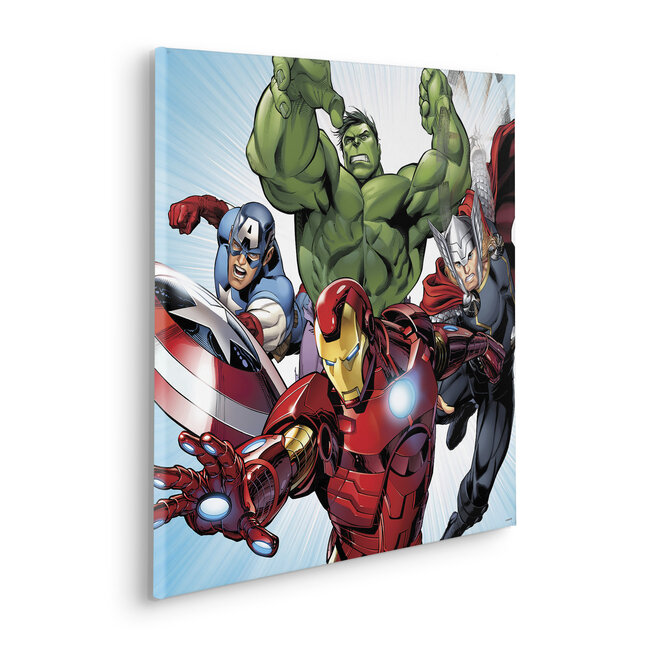 The Avengers Canvas Teampower - 60x60 cm - Marvel