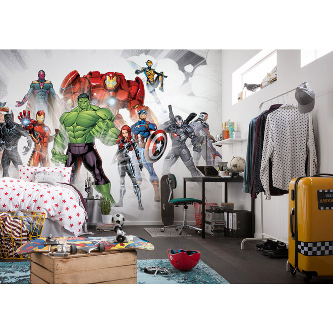 The Avengers Vlies Behang Unite - 500x280 cm - Marvel