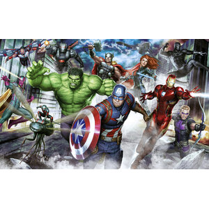 Avengers Avengers Vlies Behang Assemble - 400x250 cm - Marvel Avengers Avengers Vlies Behang Assemble - 400x250 cm - Marvel
