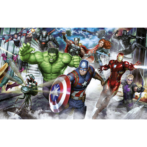 Avengers Avengers Vlies Behang Assemble - 400x250 cm - Marvel Avengers Avengers Vlies Behang Assemble - 400x250 cm - Marvel