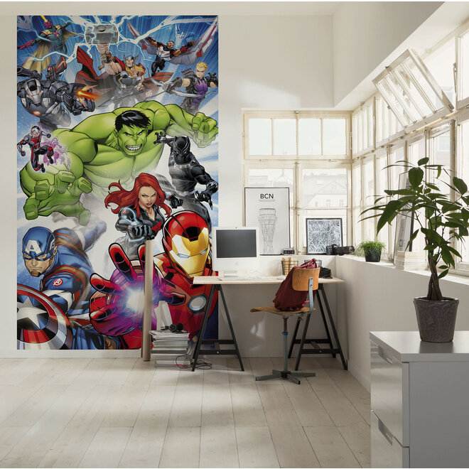 Avengers Vlies Behang Protect - 150x250 cm - Marvel
